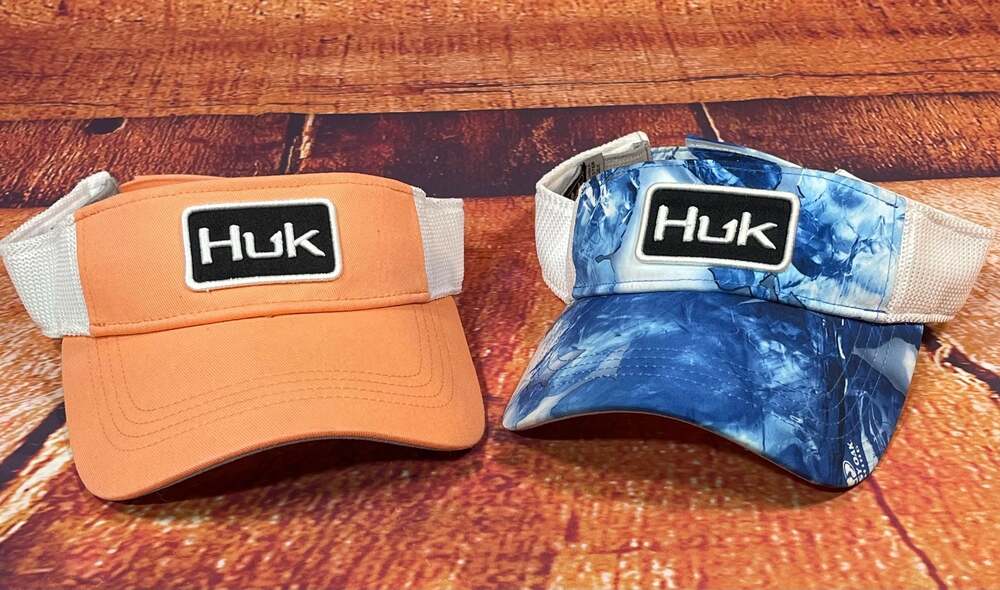 Huk Performance Headwear Visor Lot (2 Pack) One Size Fits Most